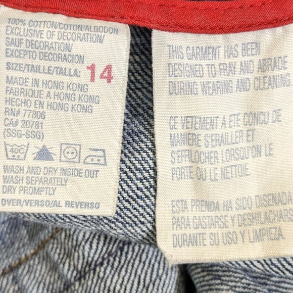 Tommy Hilfiger Y2K 2004 Hipster Boot Front Patch Pocket Back Flap Pocket - 14* - Picture 10 of 11